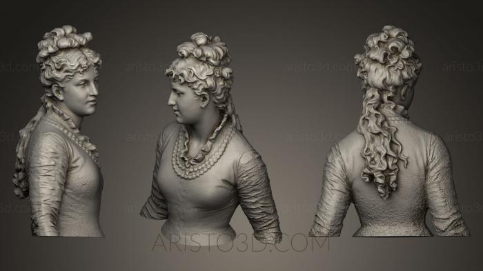 Busts and heads antique and historical (BUSTA_0163) 3D model for CNC machine